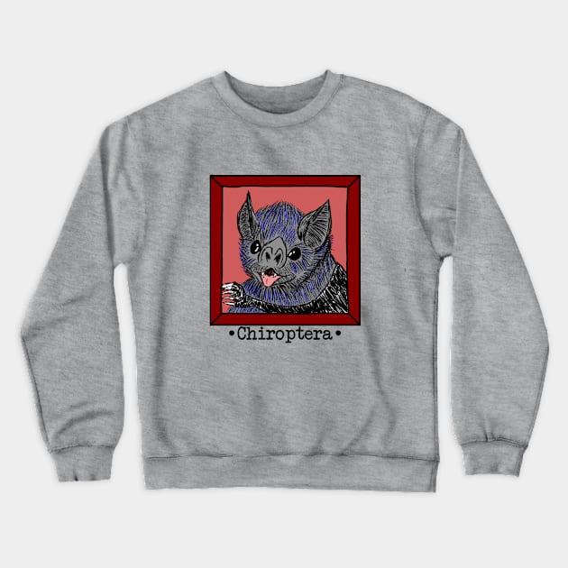 Chiroptera (Bat) T-Shirt Crewneck Sweatshirt by Animal Fun Facts